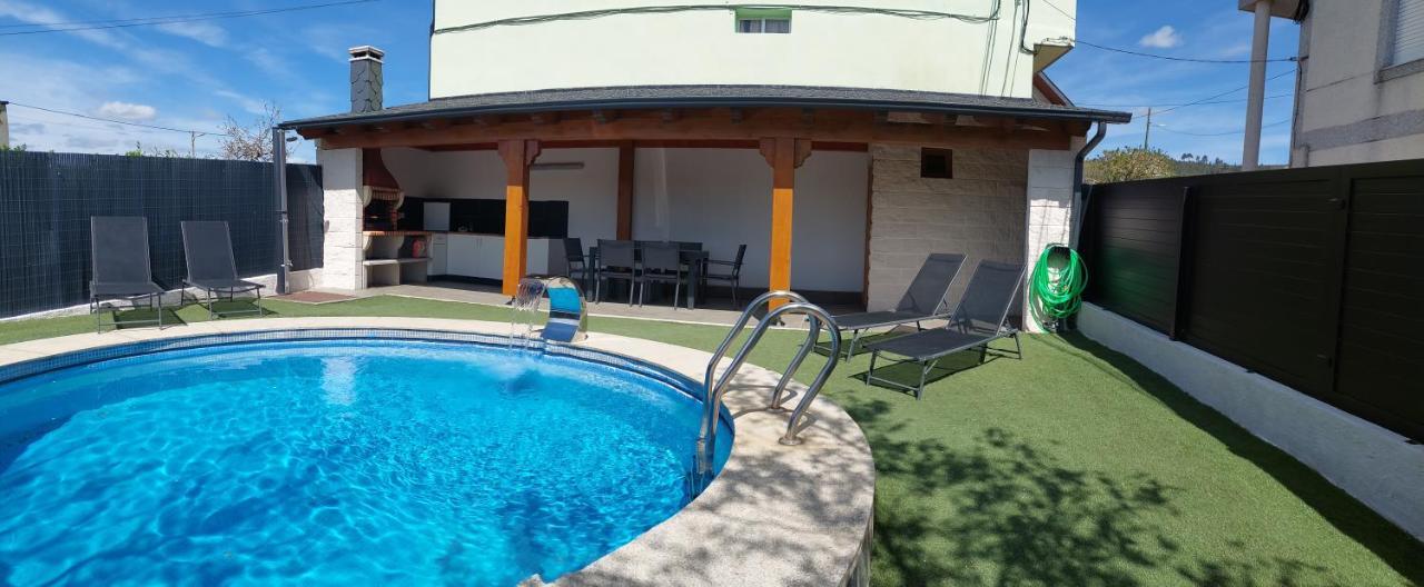 Casa Con Piscina Y Barbacoa Villa Freixido Exterior foto